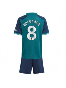 Otroški Nogometna dresi replika Arsenal Martin Odegaard #8 Tretji 2023-24 Kratek rokav (+ hlače)